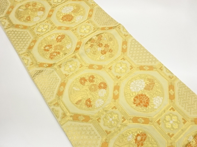 JAPANESE KIMONO / FUKURO OBI / WOVEN SHOKKOMON